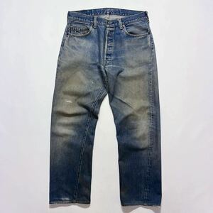 美色♪赤耳 80s USA製 Levis 501 ゴールデンサイズ オリジナル ビンテージ 524 83年製 Redline セルビッチ ヒゲ ハチノス エルパソ