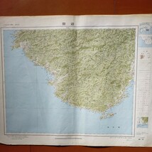 地形図 和歌山県●25千分の1 高家 昭和62年発行●20万分の1 木本 昭和35年●同 田辺 昭和36年発行●各1枚 3枚組●折畳んで発送します_画像5