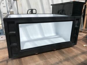 3 month Fukuoka Chiba interval postage cheap region great number free region equipped tropical fish purchase portion surface strengthen glass 24 millimeter FRP aquarium 1925×1100×950.. layer corner cover set 