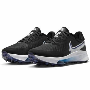 NIKE ナイキ エア ズーム インフィニティ ツアー ネクスト% ワイド ゴルフシューズ 箱あり DM8446-014 黒青 27cm