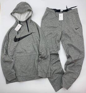 NIKE ナイキ THERMFIT サーマ フリース　フーディ＆パンツ　CU6240-063 932254-063 グレー　XL.