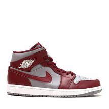 NIKE ナイキ AIR JORDAN 1エアジョーダン MID 箱なし　DQ8426-615 チェリーレッドグレー　25.5cm_画像2