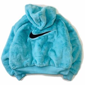 NIKE ナイキ フェイクファージャケット 代官山限定 K2 WMNS 定価20350円　DD5117-482 水　2XL