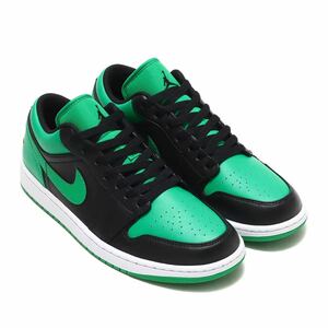 NIKE ナイキ エアジョーダン1 LOW 箱あり　553558-065 黒緑　25cm