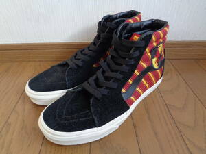 1円スタート 売切り 限定 新品 デッド VANS バンズ ハリーポッター コラボ SK8-HI グリフィンドール ブラック スエード レザー 黒