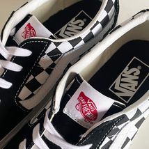 格安 VANS バンズ SK8-LOW（Checker） BLACK/WHITE CHECKERハイトップロー27.5cm 新品未使用_画像3