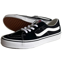 格安 VANS バンズ SK8-LOW ブラック BLACK/WHITE ハイトップロー23.5cm 新品未使用_画像1