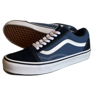 格安 VANS バンズ UA OLD SKOOLオールドスクールNAVY/WHITEネイビー 26.5cm 新品未使用の画像2