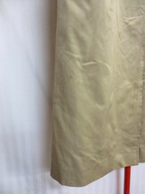 英国製　バーバリー　ウールライナー付きステンカラーコート　メンズ42　ロングコート　メンズコート　80s90sヴィンテージ ベージュ系01113_画像9
