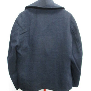 USA製 FIDELITY フィデリティー Pコート メンズXL LL 紺 ウールコート ダブル仕様ウールジャケット ピーコート ブルゾン 01195の画像3
