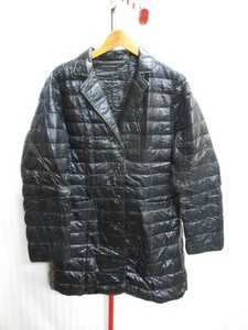 MERVEILLEUX VENTE　メルヴェイユヴァント　ダウンコート　SIZE 3L LLL　ビッグサイズ　黒　ダウンチェスターコート ダウンジャケット01253