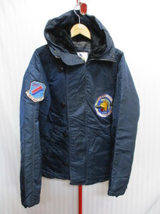 TED COMPANY　テッドマン　TEDMAN　フライトジャケット　メンズ44 XL LL　紺　US AIR FORCE N-3B N-2B　ミリタリーコート ジャンパー01266