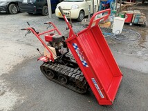 動作良好 佐藤製作所 運搬車 SC156DC 剛力 最大積載量250kg 運搬機 クローラー 荷台 引取歓迎 茨城県常陸大宮市根本 240120や9 I外 西_画像3