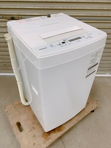 中古 TOSHIBA 東芝 全自動電気洗濯機 AW-45M5 2018年製 洗濯機 一人暮らし 単身赴任 引取歓迎 茨城県常陸大宮市 240126な1 H 220