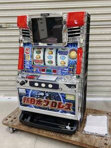 中古 パチスロ 実機 オリンピア 新日本プロレスまでもがパチスロ機 コイン不要機 家庭用電源 引取歓迎 茨城県常陸大宮市 230113あら1 J 佐