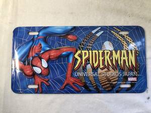 [R60119-4] Ame i Gin g Spider-Man metal plate SPIDER-MANma- bell comics signboard tin plate Cafe retro USJ