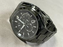 【大人気モデル】CITIZEN ATTESA アテッサ【AT3014-54E／E610-T018513】紳士用クロノグラフモデル DLCブラック エコドライブ 電波ソーラー_画像10