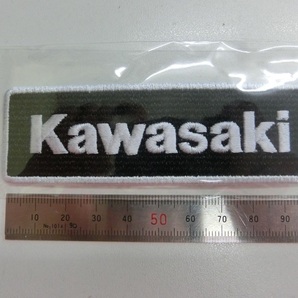 スピード発送！KAWASAKI/純正/カワサキ/刺繍ワッペン/kawasakiロゴの画像2