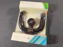 0A0B1　［未開封品］Xbox360用 レーシングゲーム対応　ワイヤレス スピードホイール　Microsoft_画像1