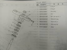 TZR250SP 後方排気 　カバーボールレース1　3EN-13415-00 新品廃盤 スターターセット1KT-1410A-00（ブーツ欠品）新品　パーツリスト中古　_画像7