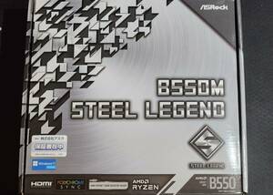 【未使用・未開封】ASRock B550M Steel Legend AM4 Micro-ATX