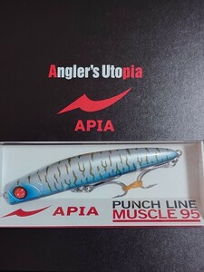 2024釣りフェステバル限定カラー APIA アピア　PUNCHLINE MUSCLE パンチラインマッスル95　　　　カラー　白虎　　※カゲロウ等出品中