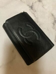 CHANEL☆キャビアスキンキーケース☆