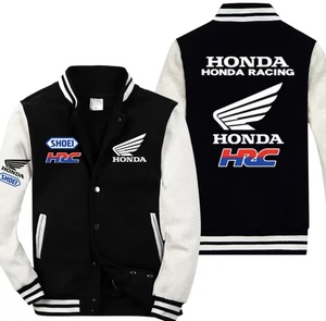 ホンダ Honda HRCスレーシング ジャケット バイクウエアグッズ 長袖ジャケット野球服 防風 冬服