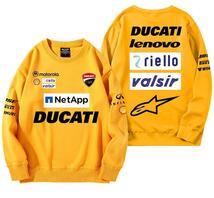 秋冬新品 ドゥカティ レーシング パーカー Ducati バイクウエアグッズ 厚手 長袖 冬服_画像1