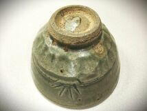 【睦】 古い 青磁 茶道具 時代物 抹茶茶碗 保存箱 合せ箱 桐箱■_画像7