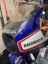 超希少 美品 国内最終型 cb750fc 純正アッパーカウルセット インテグラ ボルドール 当時物 オリジナル レッグ パッキン ライト スクリーン_画像2