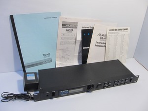 ALESIS アレシス D4 ドラム リズム 音源 16bit 電源アダプター ドラムモジュール 中古 動作品