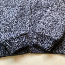 LLBean drivers knit “lambs wool100%” “裏地付き” “size L” エルエルビーン ドライバーズニット ニットジャケット ニットブルゾン_画像4