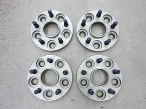 86・GR86（ZN6・ZN8）／BRZ（ZC6・ZD8）用KSP製「REALワイドトレッドスペーサー15ｍｍ（100ー5Ｈ/Ｍ12-1.25）」１台分（中古品）