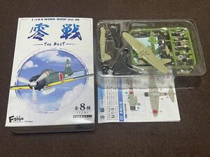 1/144F-toysエフトイズ 零戦 THE BEST 零戦21型　赤城戦闘機隊