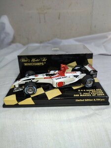 PMA ミニチャンプス 1/43 BAR Honda ホンダ 006 J.バトン サンマリノGP 1st ポールポジション 2004 400040109