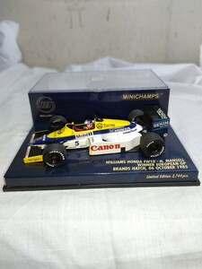 PMA ミニチャンプス 1/43 Williams Honda ウィリアムズホンダ FW10 N.マンセル ヨーロッパGP 1985 MINICHAMPS 400850005