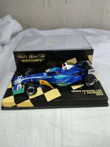 ミニチャンプス PMA 1/43 SAUBER PETRONAS ザウバーペトロナス C24 J.ヴィルヌーヴ 2005 400050011