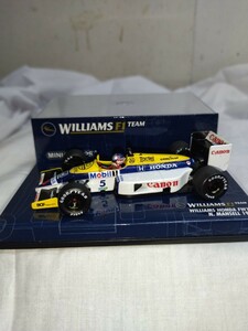 ミニチャンプス 1/43 ウィリアムズ ホンダ FW11 N.マンセル 1986（400860005）