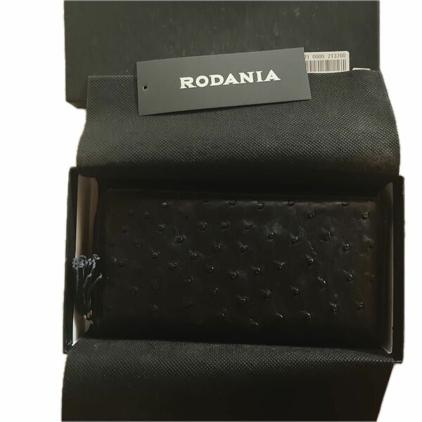 長財布 ロングウォレット 財布　RODANIA オーストリッチ