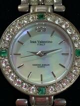動作品 Izax Valentino アイザックバレンチノ 腕時計 IVL-9100-3 ダイヤモンド_画像2