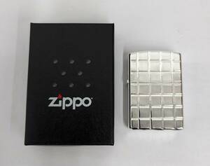 【YYD-2586NY】1円スタート ZIPPO ジッポ ラティス 両面加工 未使用 喫煙具 着火未確認 コレクション オイルライター 箱