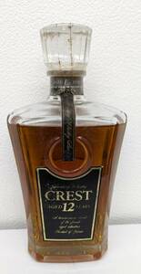 【YYD-2670NY】未開栓 suntory サントリー crest クレスト aged12年 700ml 43% 古酒 お酒 未開栓 現状品