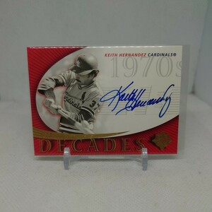 2005 UD Ultimate Signature Keith Hernandez Auto MLB Cardinals On Card Autograph Legend