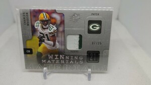 2009 UD SPx Charles Woodson Game Used Patch /25 NFL HOF Legend 実使用 希少