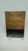 2004 Fleer Greats Steve Young Game Used Jersey The Glory of Their Time NFL 49ers HOF Legend 希少_画像2