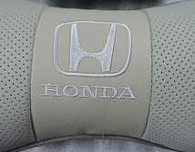 送料無料 2個セット 竹炭 ネックピロー ホンダ HONDA 刺繍ロゴ 車用 ネックパッド グレー_画像3
