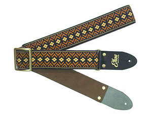 Elara Straps (elala strap ) Chevron Tanager Brown Ultrasuede beautiful strong professional specification guitar strap 