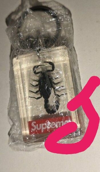 シュプリーム キーホルダー スコーピオン サソリ scorpion keychain レア Supreme 小物 pins 