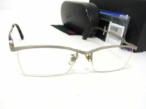 1円 ■美品■ Ray-Ban レイバン RB8746D 1167 度入り サングラス メガネ 眼鏡 メンズ レディース シルバー系 AT5165